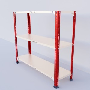 Slotted Angle Metal Rack (36"H x 41"L x 12"D) Storage Rack Unit