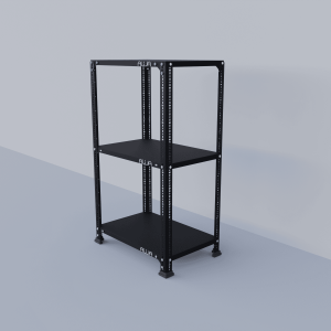 Slotted Angle Metal Rack (36"H x 23"L x 15"D) Storage Rack Unit
