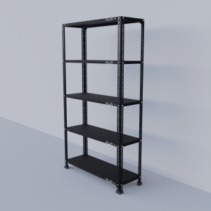 Slotted Angle Metal Rack (60"H x 35"L x 12"D) Storage Rack Unit