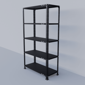 Slotted Angle Metal Rack (60"H x 35"L x 15"D) Storage Rack Unit