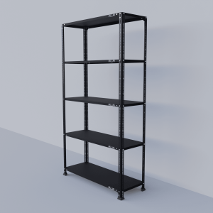 Slotted Angle Metal Rack (72"H x 41"L x 15"D) Storage Rack Unit