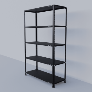 Slotted Angle Metal Rack (72"H x 47"L x 18"D) Storage Rack Unit