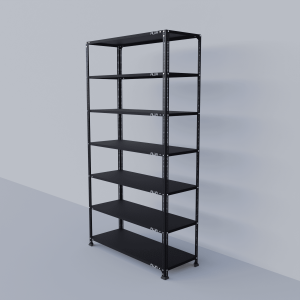 Slotted Angle Metal Rack (84"H x 47"L x 18"D) Storage Rack Unit