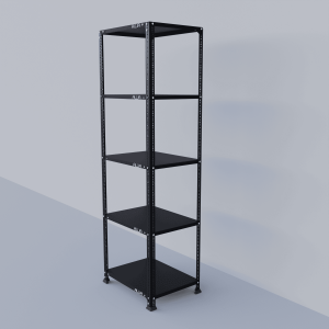 Slotted Angle Metal Rack (72"H x 23"L x 18"D) Storage Rack Unit