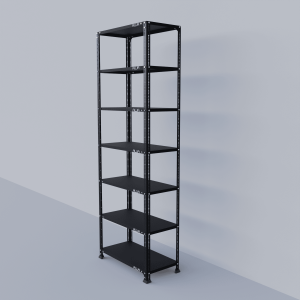Slotted Angle Metal Rack (84"H x 29"L x 15"D) Storage Rack Unit